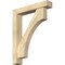 Ekena Millwork Westlake Block Rough Sawn Bracket w/ Offset Brace, Douglas Fir, 6"W x 32"D x 40"H BKT0604X32X40WTL05RDF - alternate 1